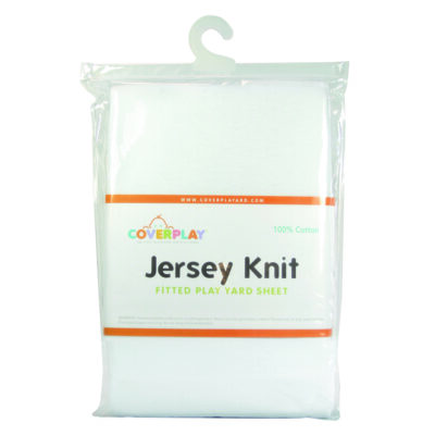 White Play Yard Sheet