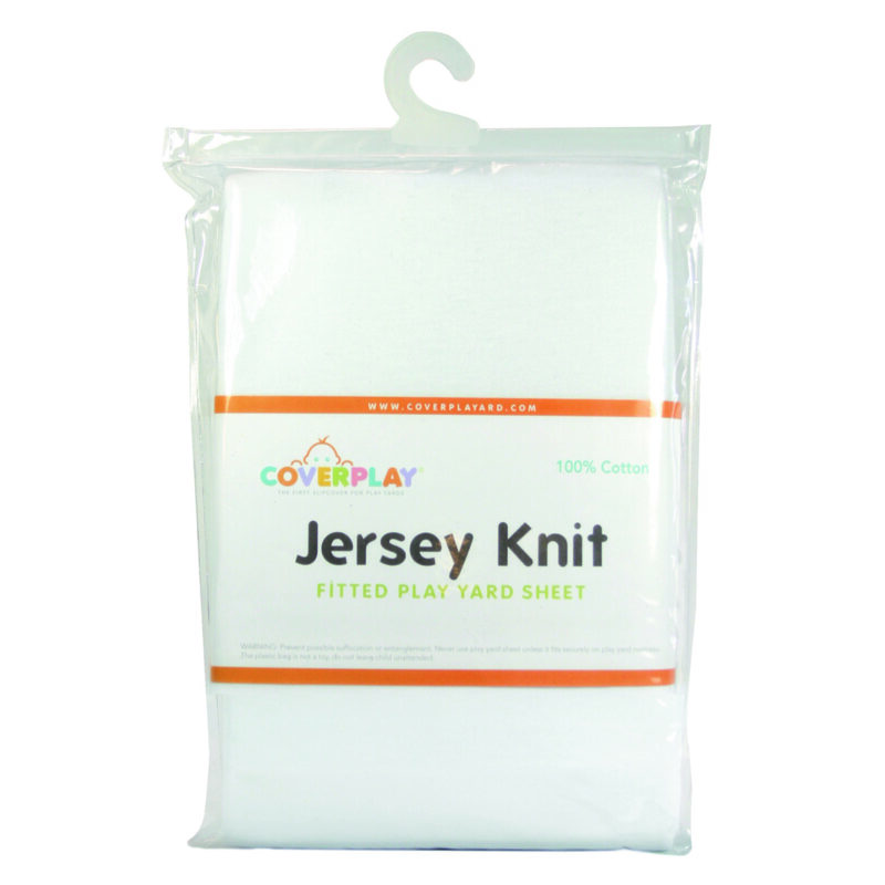White Play Yard Sheet