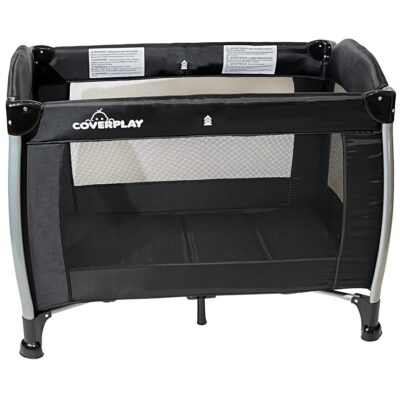 COVERPLAY Play Yard with Bassinet/Changing Table - Black
